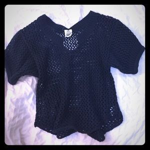 Knitted Short Sleeved Sweater