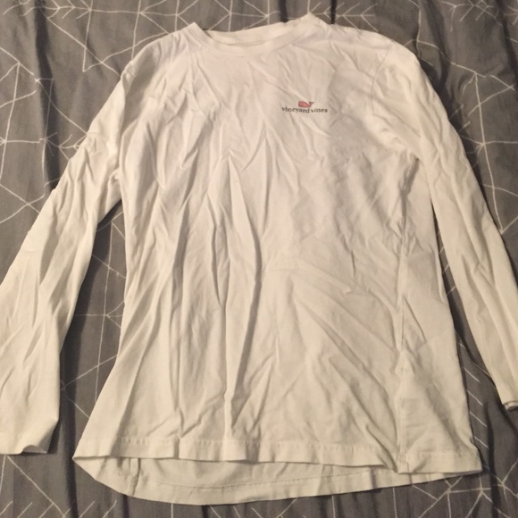 Vineyards Vines Kids Long Sleeve White Whale Shirt