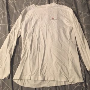 Vineyards Vines Kids Long Sleeve White Whale Shirt