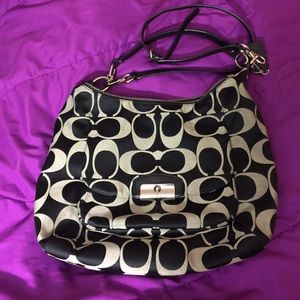 COACH Kristin Signature Large Hobo Bag