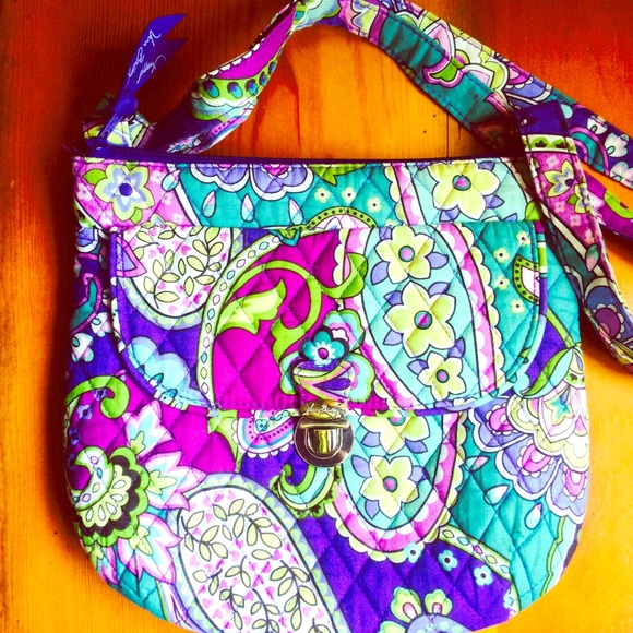💜 Vera Bradley Saddle Hipster In Heather 💜