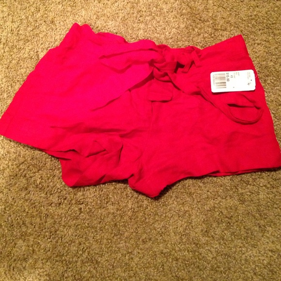 Red shorts