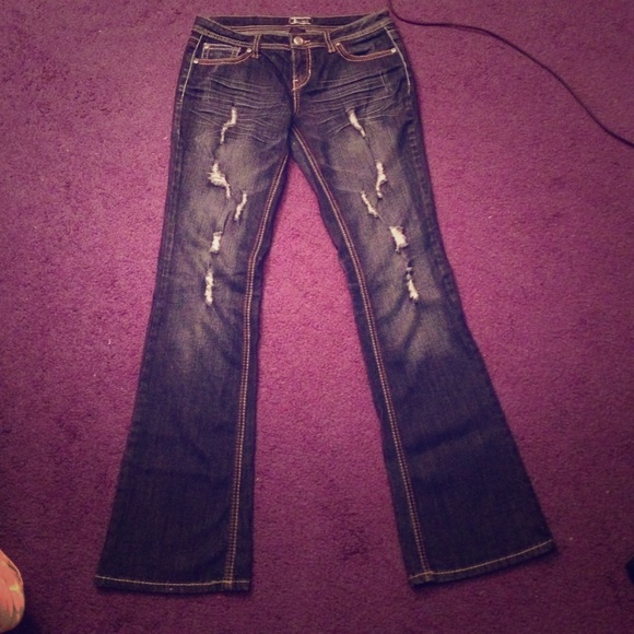 Soundgirl Boot cut dark jeans