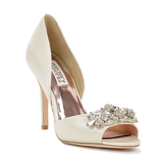 Badgley Mischka Shoes - Bandley Mishka Giana Embellished Toe Evening Shoe