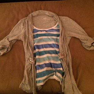 Justice two piece sweater