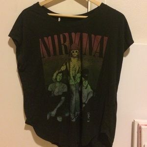 Nirvana band tee