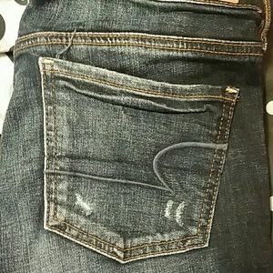 American Eagle ripped skinny jeans