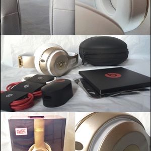 Brand New Beats Studio Wireless Headphones Gold