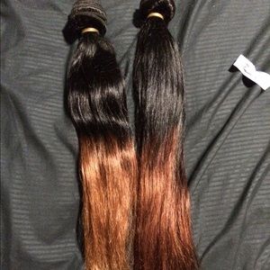 Virgin Brazilian 14 & 16 inch | Dark blonde Ombré