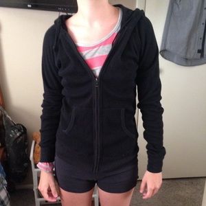 Comfy Black Zip-Up Jacket