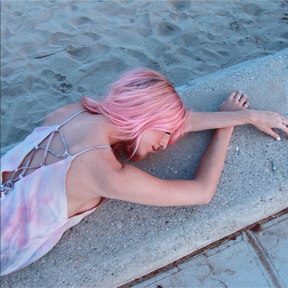 NEW Junim L.A. Silk Lace Up Mini - Picture 5 of 6