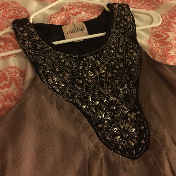 Beautiful halter beaded dress