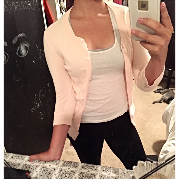 Light pink cardigan size small