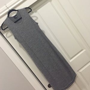 Aritzia gray bodycon dress
