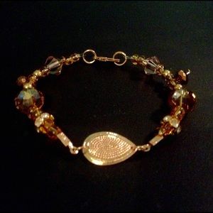 Gold Bead Bracelet