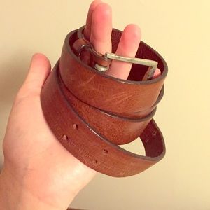 Brown Leather Belt