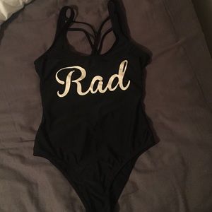 PacSun criss cross back bathing suit