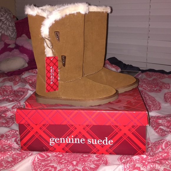 Genuine Suede Boots- Brand New with Tags