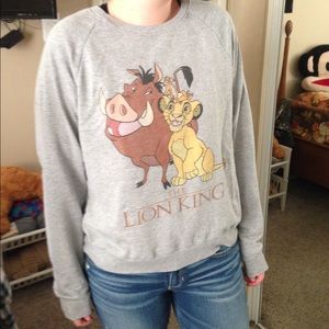Faded Lion King Sweater