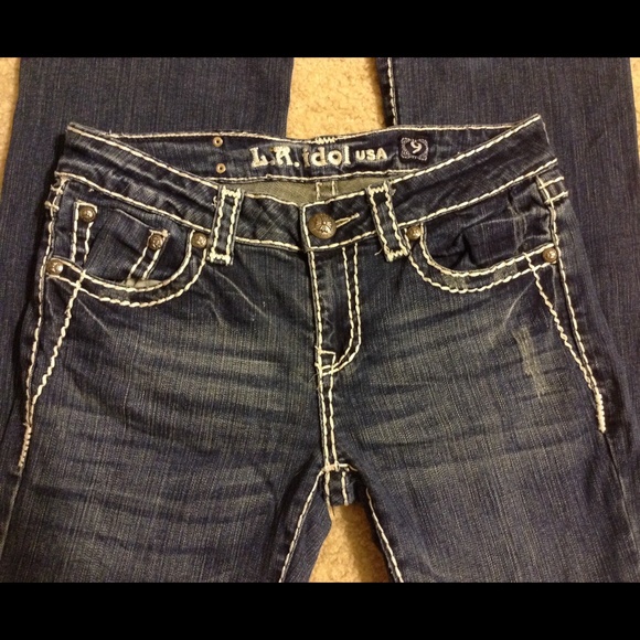 L.A IDOL USA JEANS SIZE 9 - Picture 2 of 4