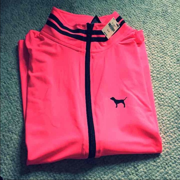 Nwt pink 1/2 zip