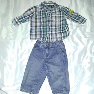 Jeans and shirt set