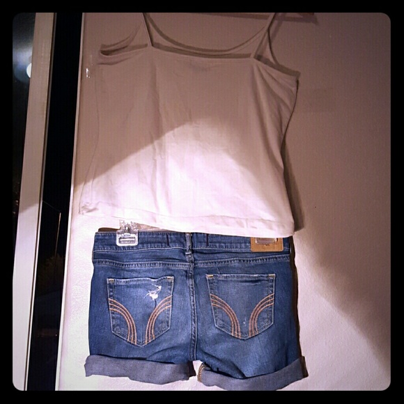 Self Made Distressed Cut Off Denim Shorts - Picture 1 of 4