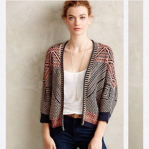 Jacquard Dolman Cardigan