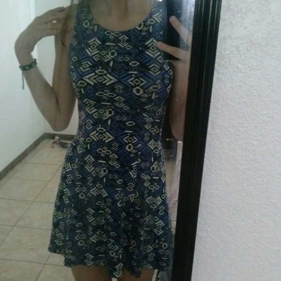 Aztec design dress