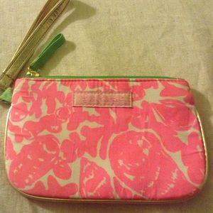 Lilly Pulitzer, Cosmo Pink Party Favors wristlet.