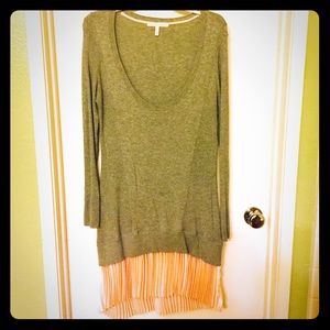 Victoria secrets sweater dress with pleats