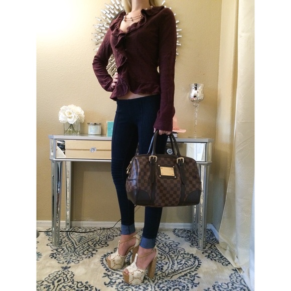 Dark plum jacket. - Picture 2 of 4