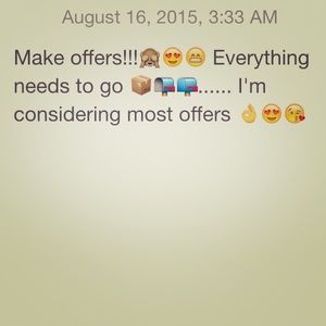 *MAKE OFFERS*
