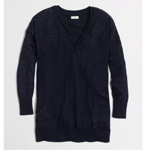 JCrew Cotton Vneck Sweater