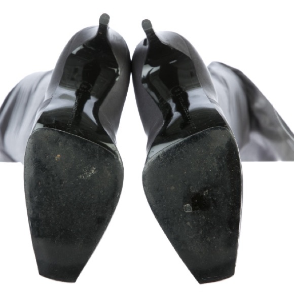 STELLA McCARTNEY thigh- high vegan leather boots - Picture 2 of 4