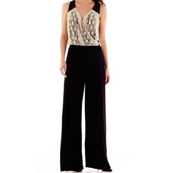 S.H.E. Sleeveless Lace Jumpsuit
