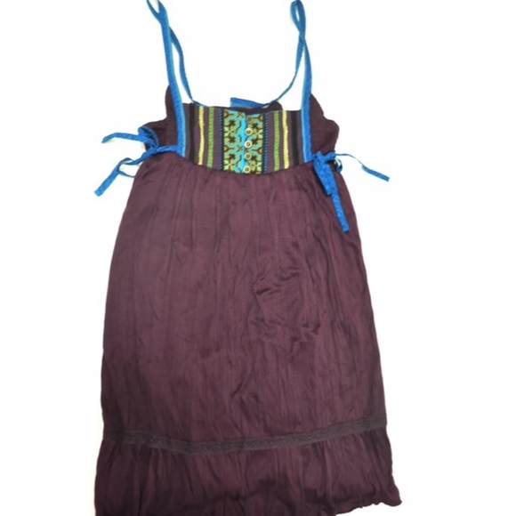 Free People Boho Apron Dress