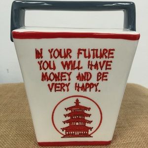 Chinese Food To Go Box Money Bank