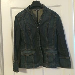 Ann Taylor Jean jacket with buttons - Size 2