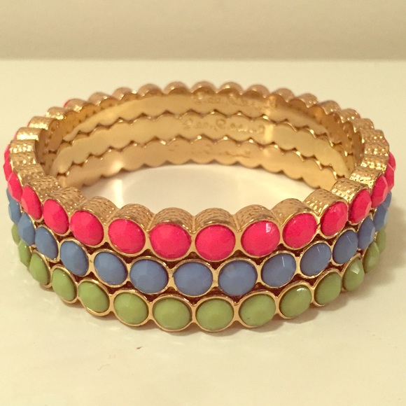 Jewelry - Lilly Pulitzer Cute as a Button Bangle Set