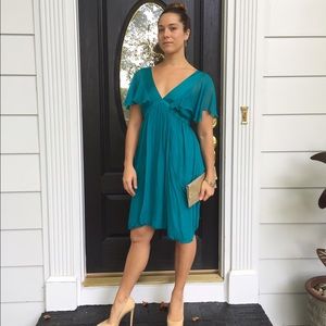 Pre-Loved Ella Moss Teal Cocktail Dress (M)