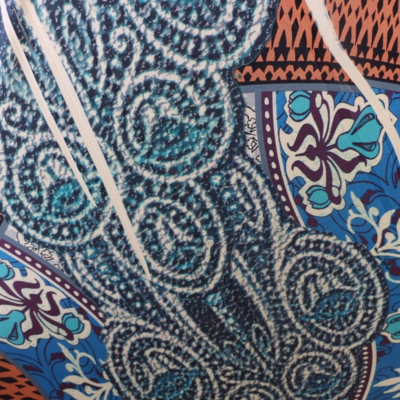 Stunning boho printed beaded maxi dress plus size - Picture 4 of 4