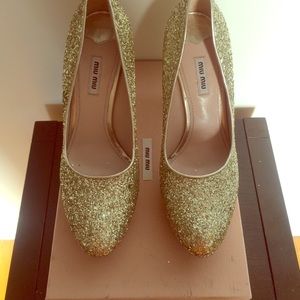 miu miu fw2014 glitter heels