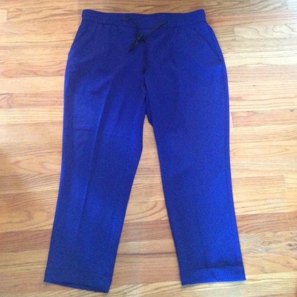 New York & Company blue ankle pants XL