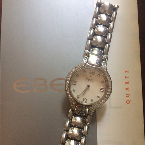 Ebel diamond  mother of pearl Womans Beluga watch