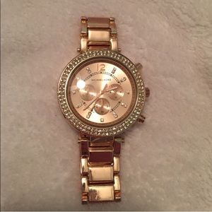 TRADED Rose gold Michael Kors watch