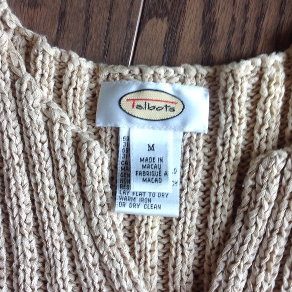 Talbots Tan Sweater - Picture 2 of 2