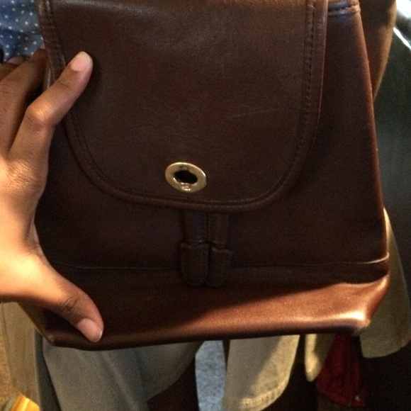 Authentic coach backpack bag