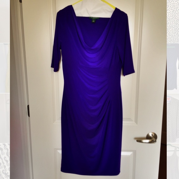 Ralph Lauren Cowl Neck Dress