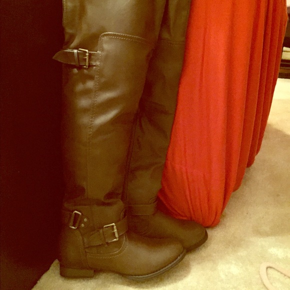 Wide calf extra tall over knee riding boots NWT
